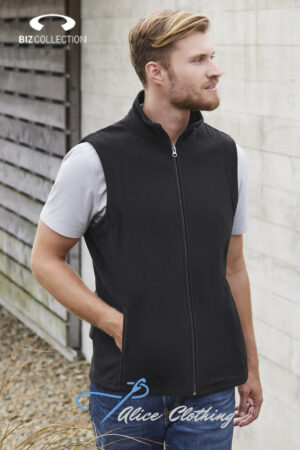 BIZ Mens Plain Micro Fleece Vest | F233MN