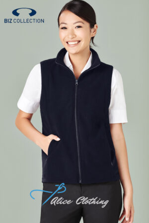 Biz Ladies Plain Micro Fleece Vest | PF905