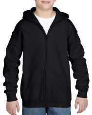 GILDAN Youth Zip Hooded Sweatshirt - 18600B