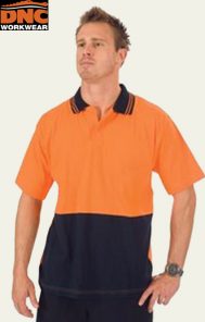 DNC Hivis Cool Breeze Cotton Jersey Food Industry S/S Polo - 3905