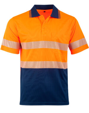 AIW Unisex CoolDry® Segmented S/S Polo | SW85
